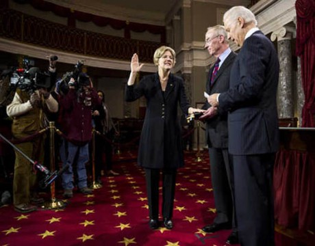 Help is on the way: Elizabeth Warren sworn into US Senate on Jan. 3